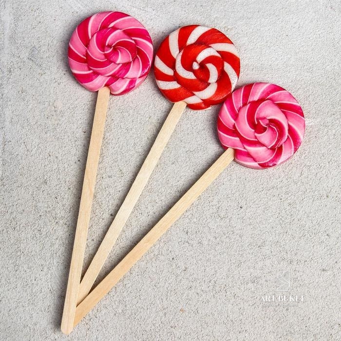 Леденцы «Люблю тебя», на подложке, микс вкусов, 3 шт х 15 г