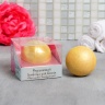 Бомбочка для ванной "GLLAMOUR BATH", 130 г, глиттер, аромат персик   