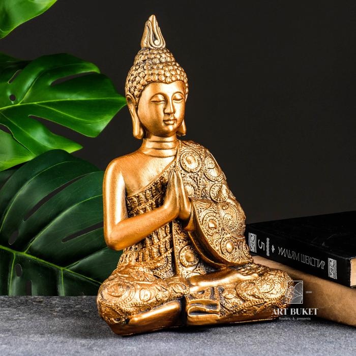 Фигура "Будда средний" бронза, 12х20х29см  