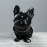 Статуэтка "Собака оригами" чёрная, 24 см