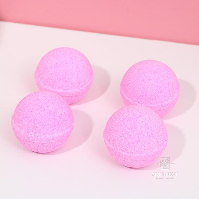 Набор «Сияй ярче»: гель для душа во флаконе виски, 250 мл и бомбочки для ванны 4 шт по 40 г