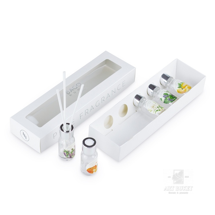 Набор ароматических настольных диффузоров BAGO HOME Акварель (5шт по 10 мл.)