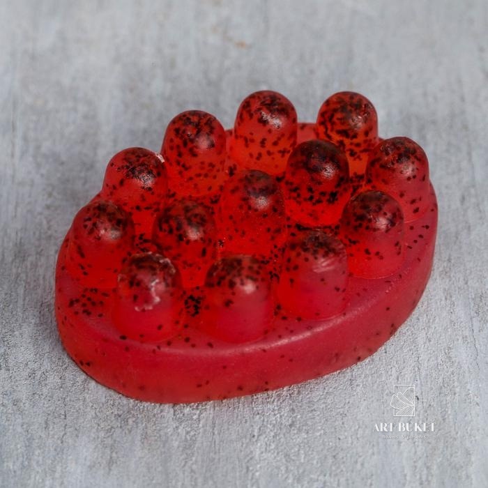 Мыло-скраб с массажным эффектом SPA harmony, 80 г, роза