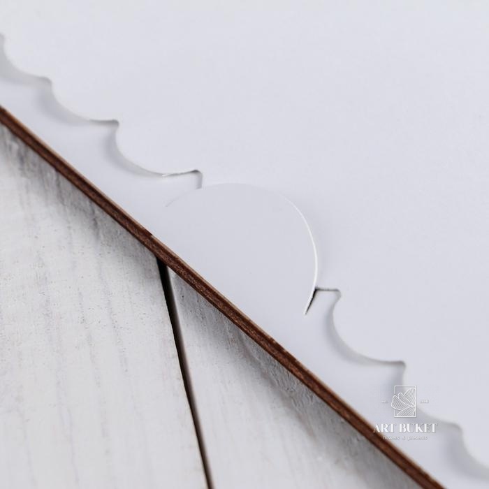 Конверт деревянный резной "Совет Да Любовь!" молодожёны   