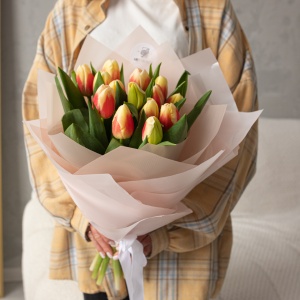 Букет из 15 тюльпанов #2