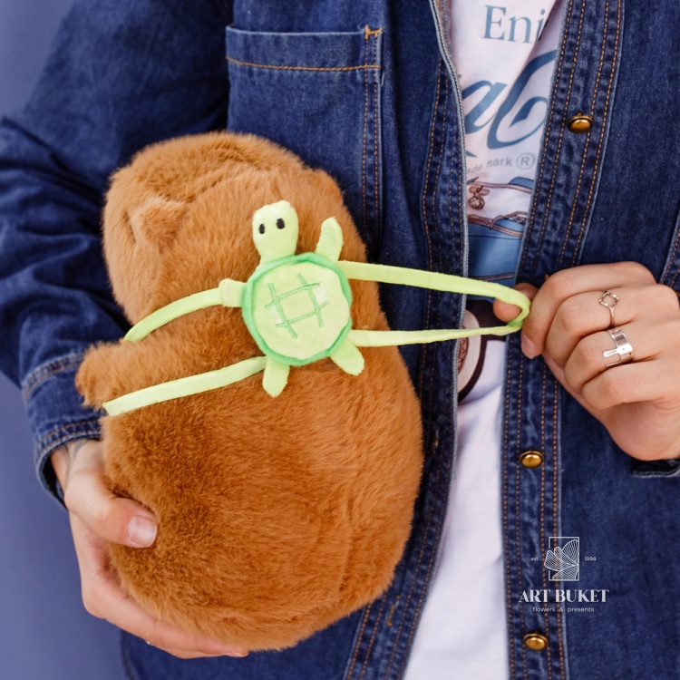 Копибара с рюкзаком 20 см