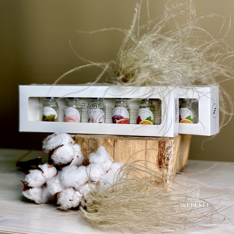 Набор ароматических настольных диффузоров BAGO HOME Ориджиналс 1 (5шт по 10 мл.)