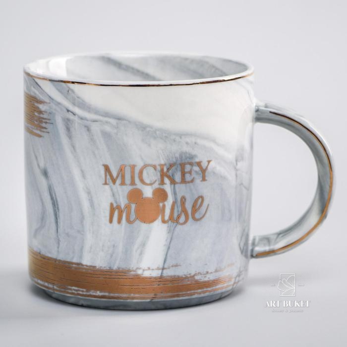 Кружка "Mickey", Микки Маус, мраморная 350 мл  