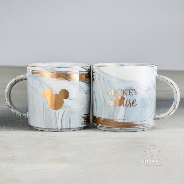 Кружка "Mickey", Микки Маус, мраморная 350 мл  