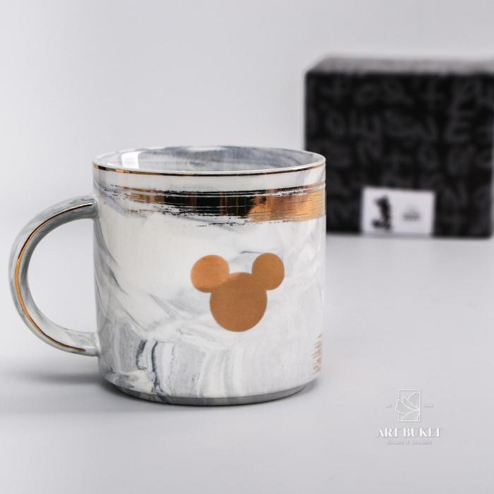 Кружка "Mickey", Микки Маус, мраморная 350 мл  