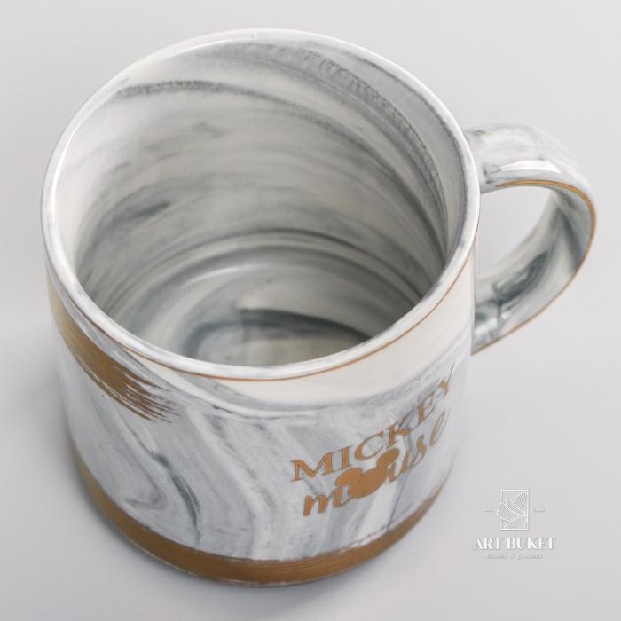 Кружка "Mickey", Микки Маус, мраморная 350 мл  