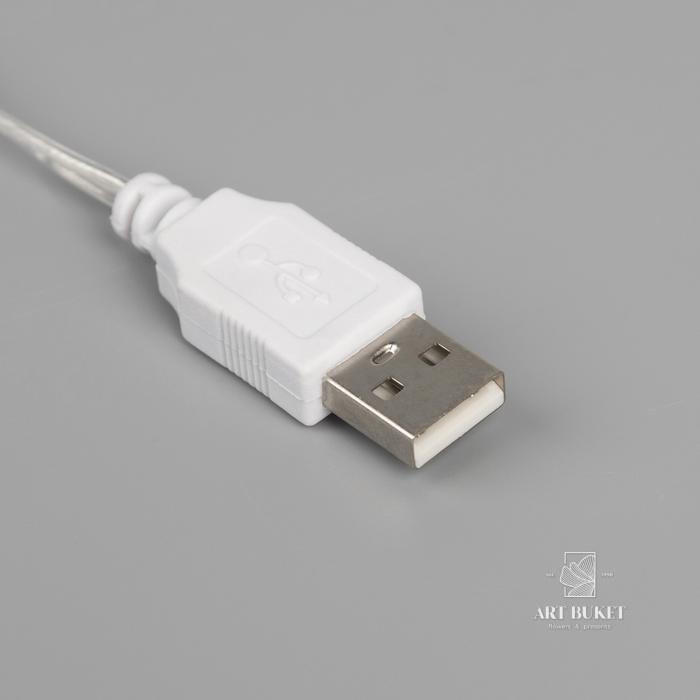 Неоновая вывеска «Ноты» 19 × 21 см, батарейки ААх3 (не в комплекте), USB, свечение розовое