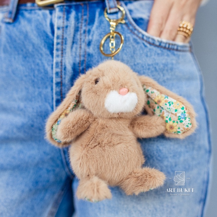 Брелок зайка 12 см