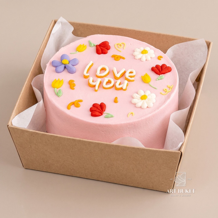 Бенто-торт "Love you"