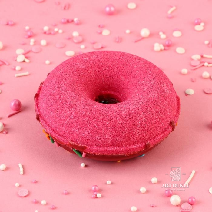 Бурлящий пончик «Вишневый пунш», 130 г