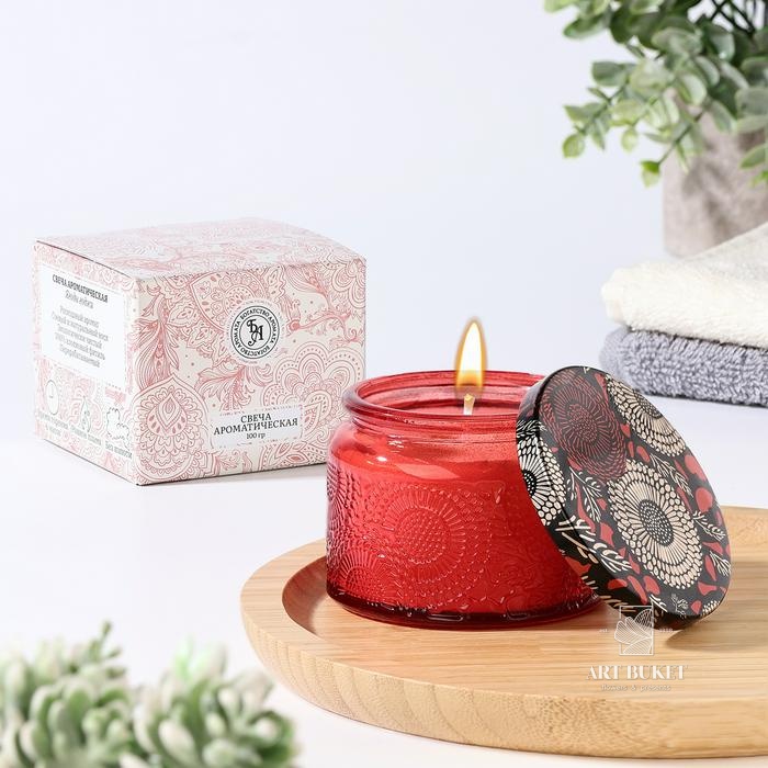 Свеча ароматическая в банке "GOJI BERRIES", 5х7 см, ягоды годжи