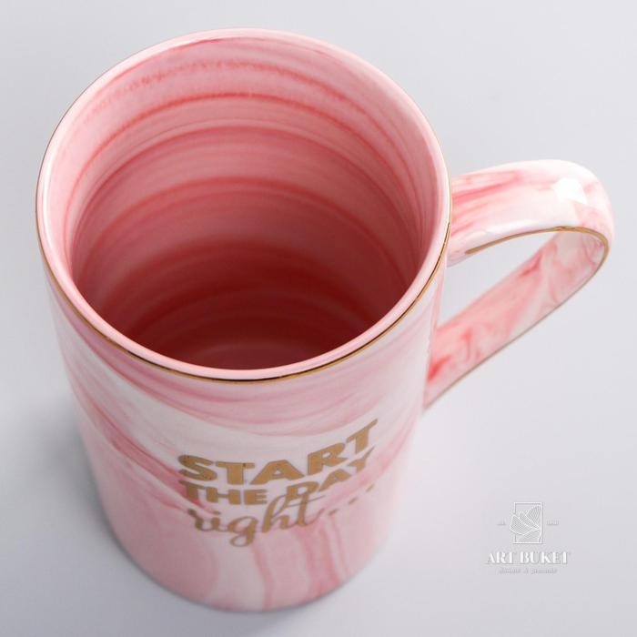 Кружка "Minnie", Минни Маус, мраморная 350 мл 