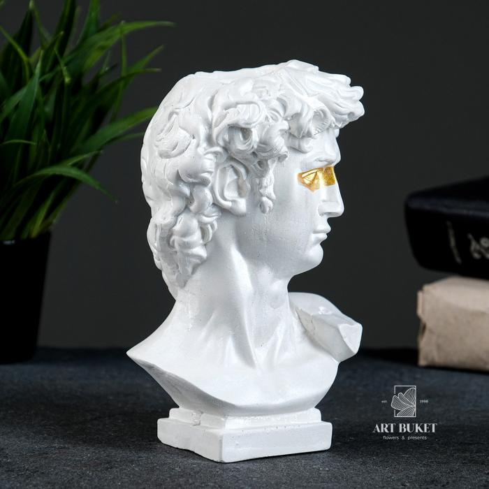 Ваза "Бюст Давида" перламутр, 17х9х10см