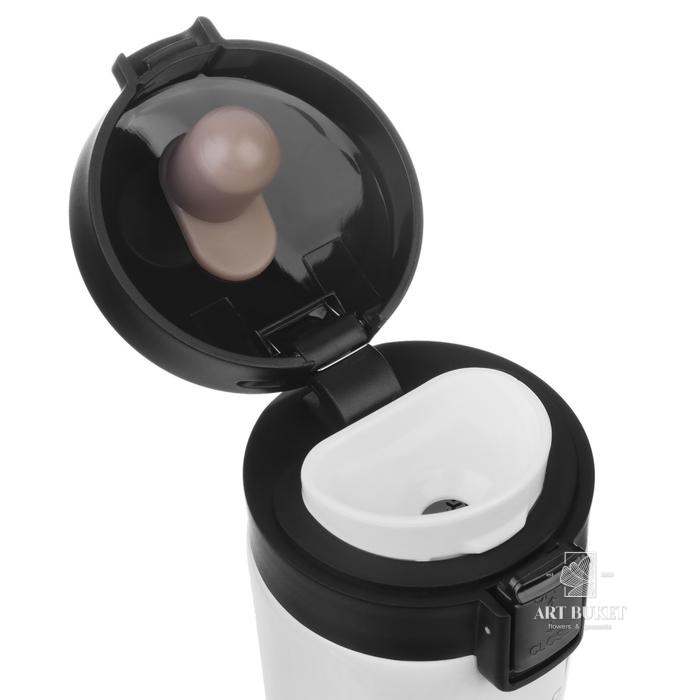 Термокружка, 380 мл, Style "Инь-Мяу", сохраняет тепло 8 ч, с ситечком