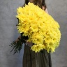 Букет желтых хризантем