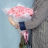25 пионовидных роз "pink o'hara"