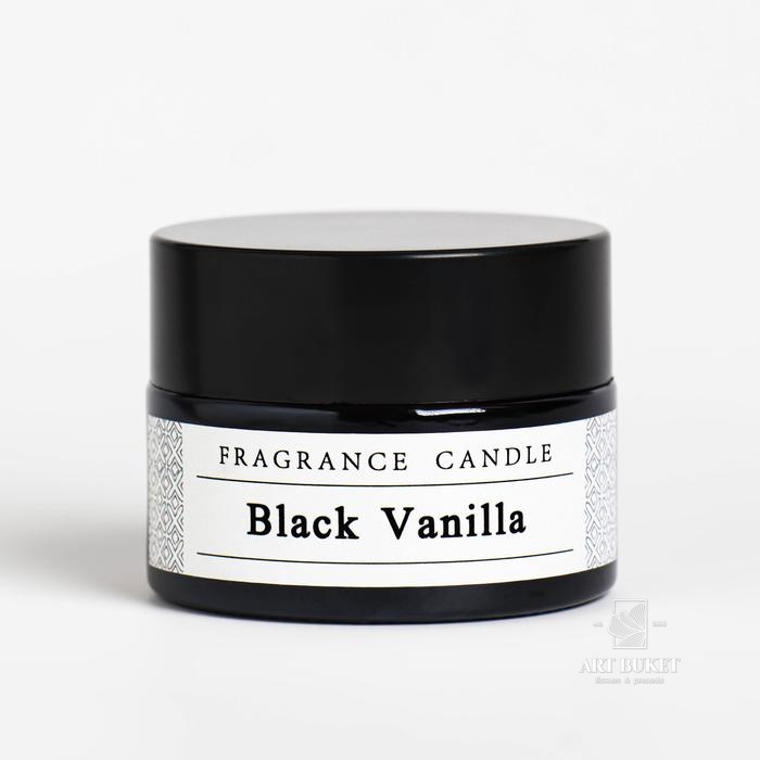 Свеча ароматическая в банке "Black vanilla", 15 гр   