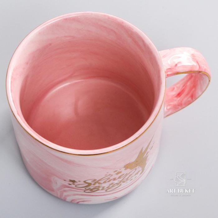 Кружка "Shine", Феи, мраморная 350 мл 