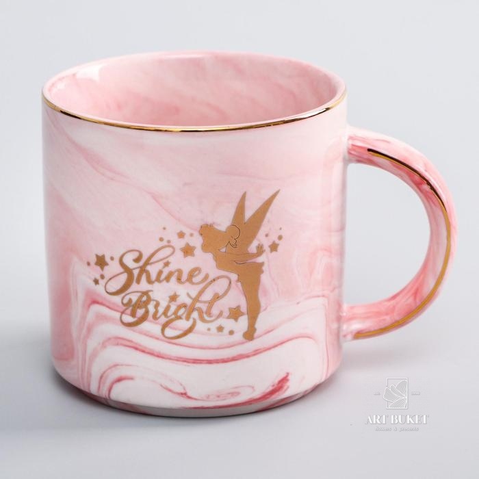 Кружка "Shine", Феи, мраморная 350 мл 