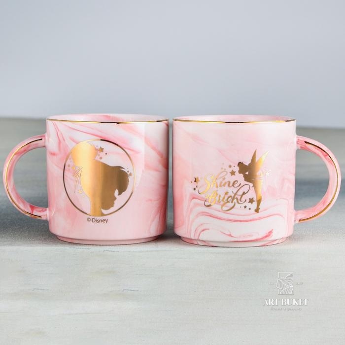 Кружка "Shine", Феи, мраморная 350 мл 