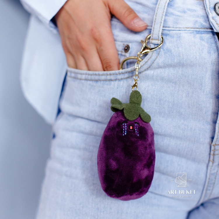 Брелок "баклажан"