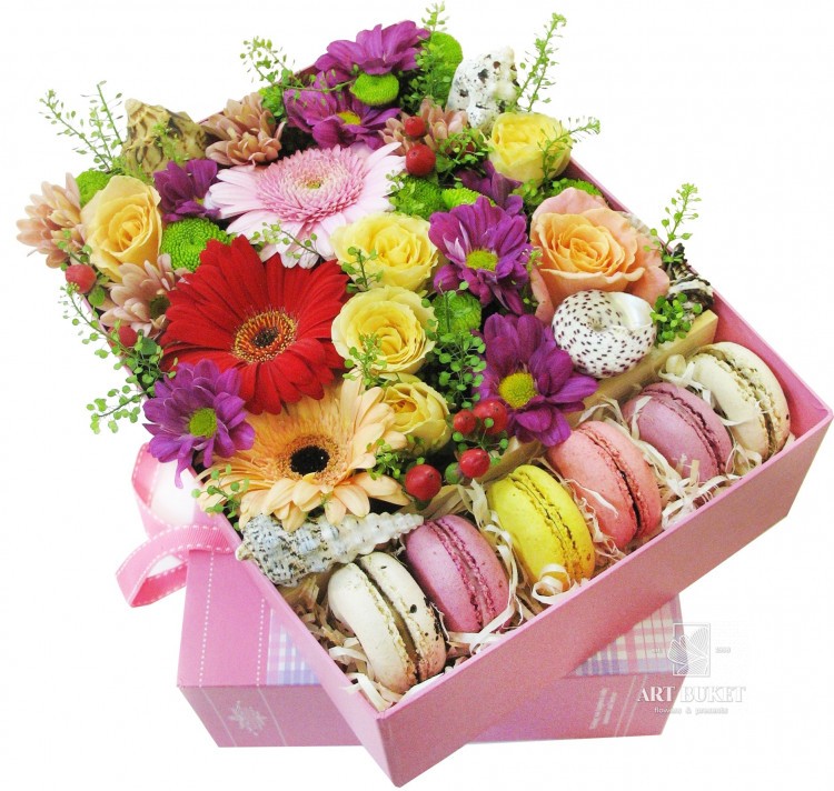 Коробочка с макарунами #201