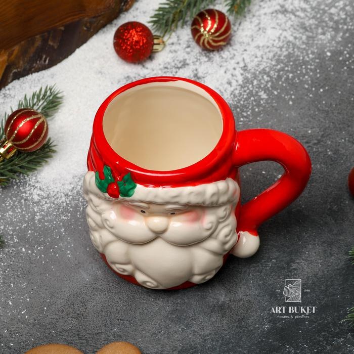 Кружка Доляна «Дедушка Мороз», 450 мл