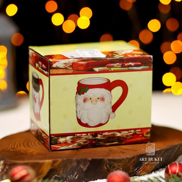 Кружка Доляна «Дедушка Мороз», 450 мл