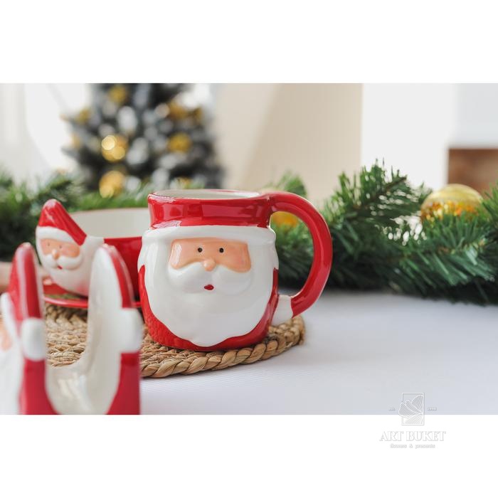 Кружка Доляна «Дедушка Мороз», 450 мл