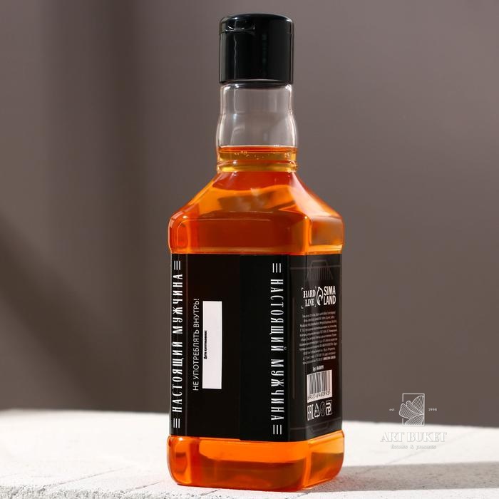 Гель для душа «Крутой мужик» во флаконе виски, аромат сандал и бергамот, 250 мл