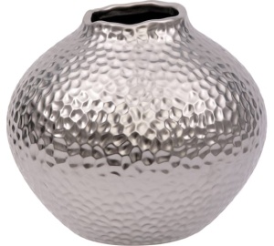 Декоративная ваза Этно 200x200x170, серебряный